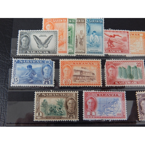 449 - Sarawak 1950 SG 171/185 set of 15 MH/UMM ( faults to a couple of low values)(cat £120).