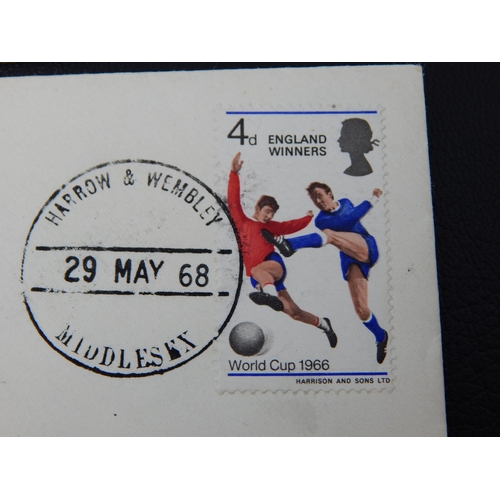 302 - A pair of European Cup Final Manchester United vs Benfica FC; Lisbon Covers dated 29 May 1968 one si... 