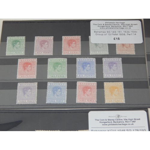 133 - A large group of stamps from the Bahamas