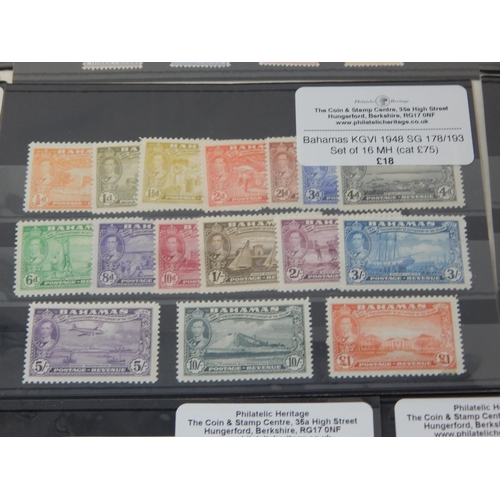 133 - A large group of stamps from the Bahamas