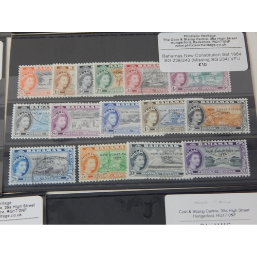 133 - A large group of stamps from the Bahamas