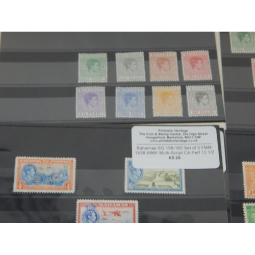 133 - A large group of stamps from the Bahamas