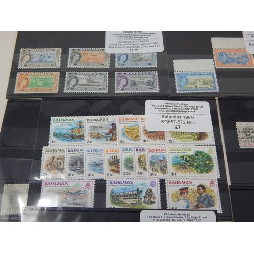 133 - A large group of stamps from the Bahamas