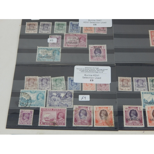 141 - Burma collection with some official sets , blocks and marginal strip