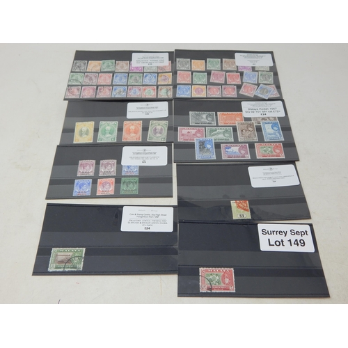 149 - Another fine selection of stamps from Malaysia. A mixture of states, a mixture of
used and mint hing... 