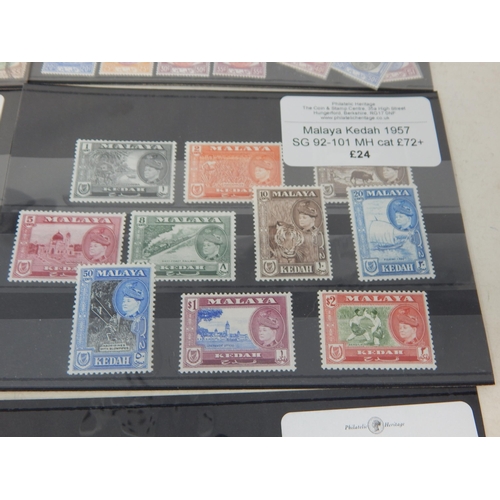 149 - Another fine selection of stamps from Malaysia. A mixture of states, a mixture of
used and mint hing... 