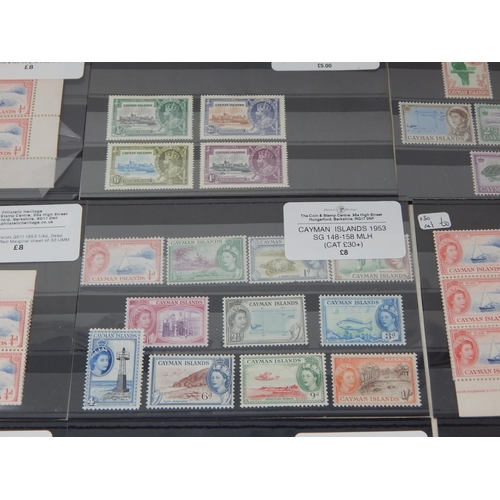 164 - Stunning collection of stamps from the Cayman Islands. Mostly mint hinged and
unmounted mint. Some b... 