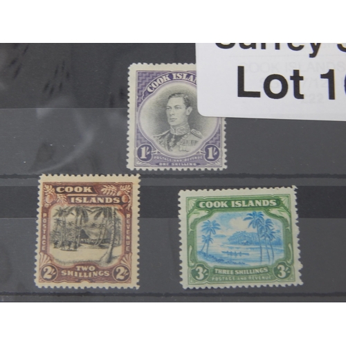 168 - Wonderful small selection of Cook islands stamps , all MH.