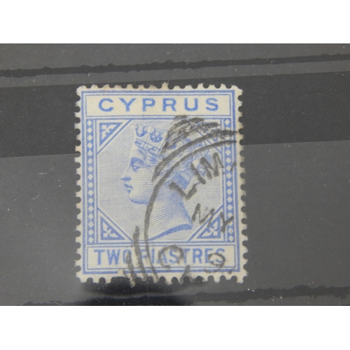 169 - An interesting collection of stamps from Cyprus. Various dates and conditions.