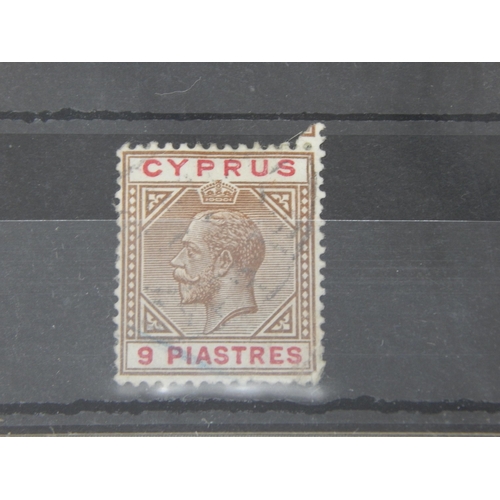 169 - An interesting collection of stamps from Cyprus. Various dates and conditions.