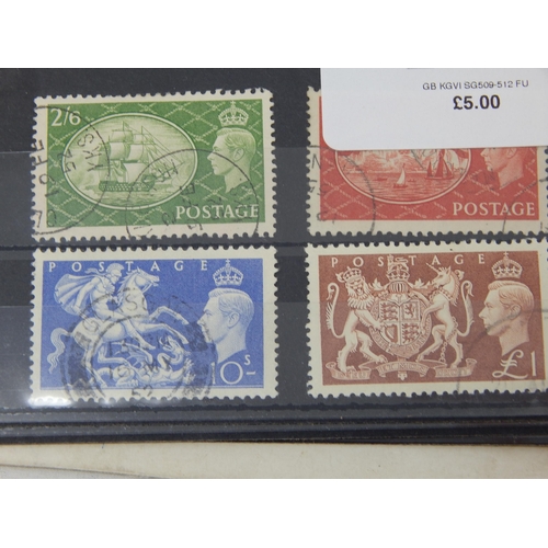 196 - Bundle of KGVI Stamps Including £1 Brown.