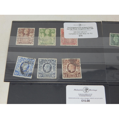 258 - Group of KGVI stamps including 1946 Peace stamps first day cover.