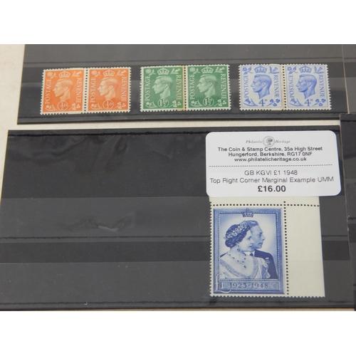 258 - Group of KGVI stamps including 1946 Peace stamps first day cover.