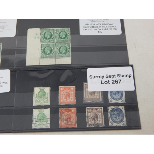 267 - Selection of KGV including a 1929 UPU Congress set