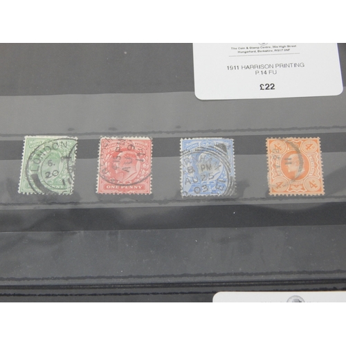 272 - Selection of pleasant KEVII stamps including some Harrison Printing stamps