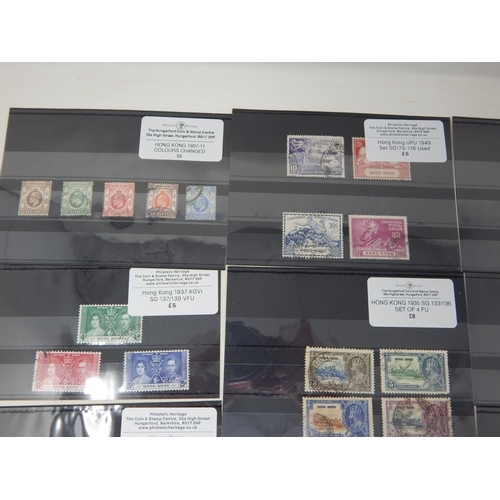 479 - A great collection of older stamps from Hong Kong. Various states from used to mint
hinged.