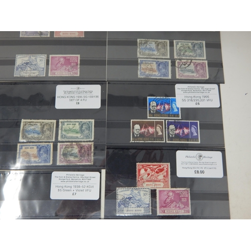 479 - A great collection of older stamps from Hong Kong. Various states from used to mint
hinged.