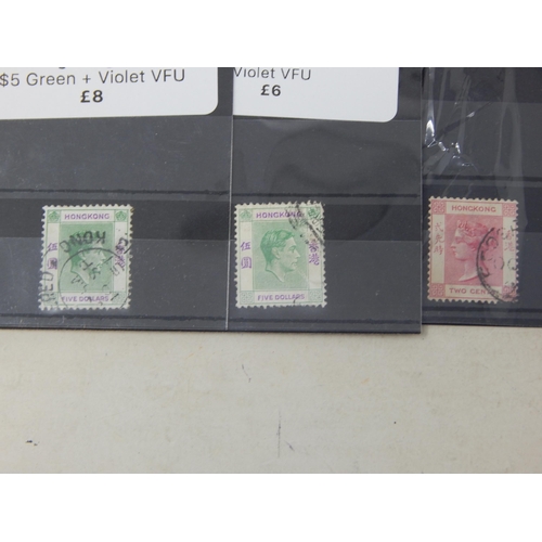 479 - A great collection of older stamps from Hong Kong. Various states from used to mint
hinged.