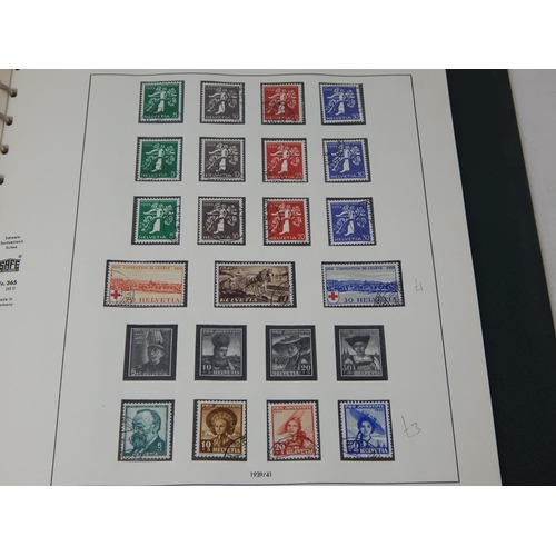 314 - A partially filled Safe album containing a good range of Switzerland stamps