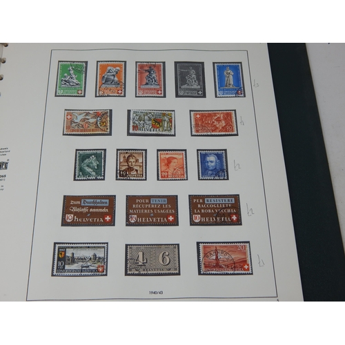 314 - A partially filled Safe album containing a good range of Switzerland stamps