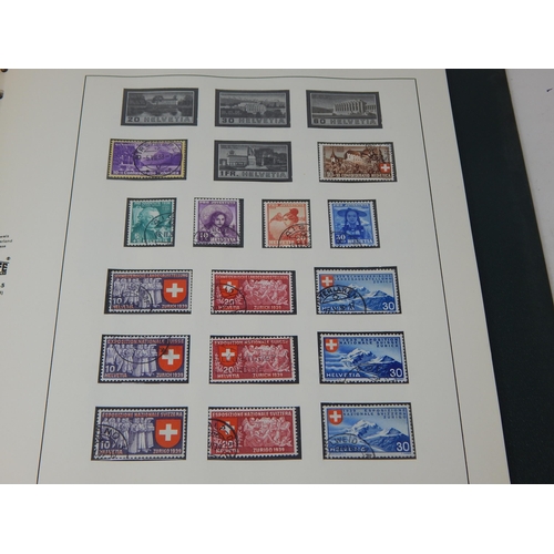 314 - A partially filled Safe album containing a good range of Switzerland stamps