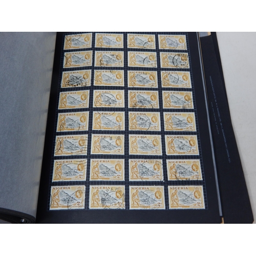 315 - Album containing a large selection of Nigeria stamps, some Mint in blocks, etc