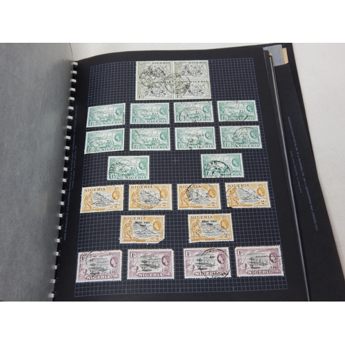 315 - Album containing a large selection of Nigeria stamps, some Mint in blocks, etc