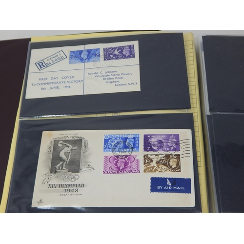 316 - Superb collection of First Day covers from 1946 to 1980 many rare early issues included