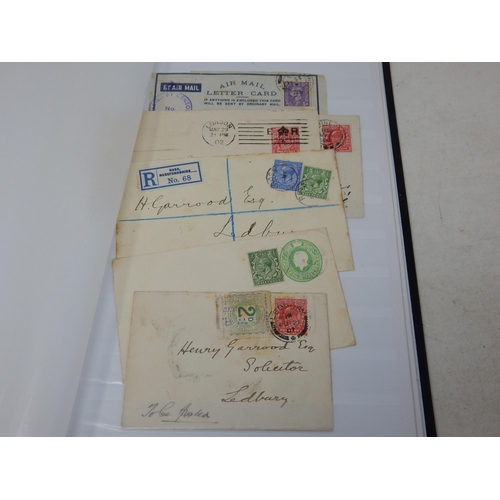 318 - Black stockbook containing a good range of stamps from QV to QEII and a selection of early Postal Hi... 