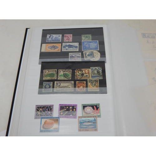 318 - Black stockbook containing a good range of stamps from QV to QEII and a selection of early Postal Hi... 