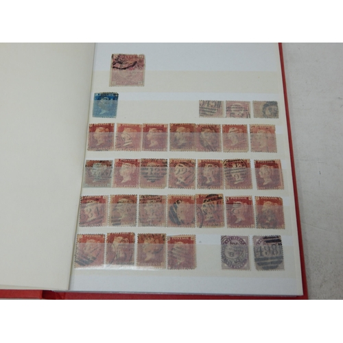 319 - A small red Stockbook containing a useful range of QV from 1d Reds, 5s rose, 2d blue, Australia, GB ... 