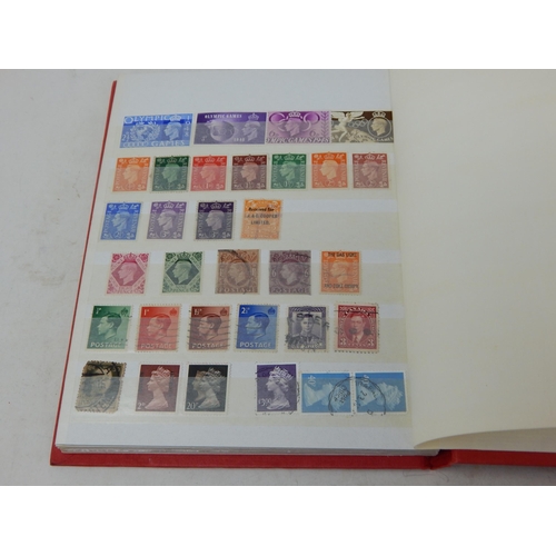 319 - A small red Stockbook containing a useful range of QV from 1d Reds, 5s rose, 2d blue, Australia, GB ... 