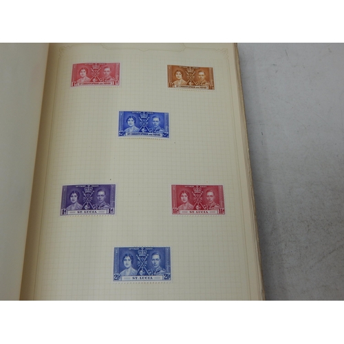 322 - Vintage album containing a good selection of GB QV 1d Reds, other QV inc 2s 6d; KEVII, KGV blocks wi... 