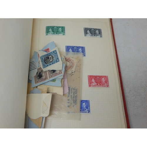 322 - Vintage album containing a good selection of GB QV 1d Reds, other QV inc 2s 6d; KEVII, KGV blocks wi... 