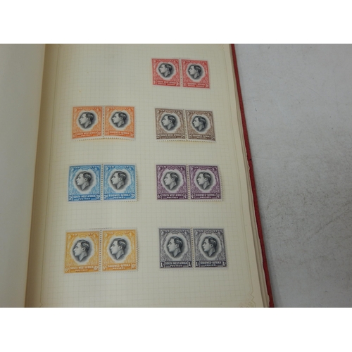 322 - Vintage album containing a good selection of GB QV 1d Reds, other QV inc 2s 6d; KEVII, KGV blocks wi... 