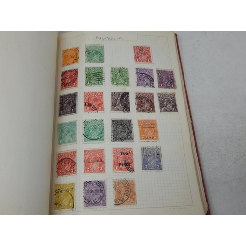 322 - Vintage album containing a good selection of GB QV 1d Reds, other QV inc 2s 6d; KEVII, KGV blocks wi... 