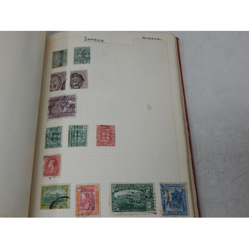 322 - Vintage album containing a good selection of GB QV 1d Reds, other QV inc 2s 6d; KEVII, KGV blocks wi... 