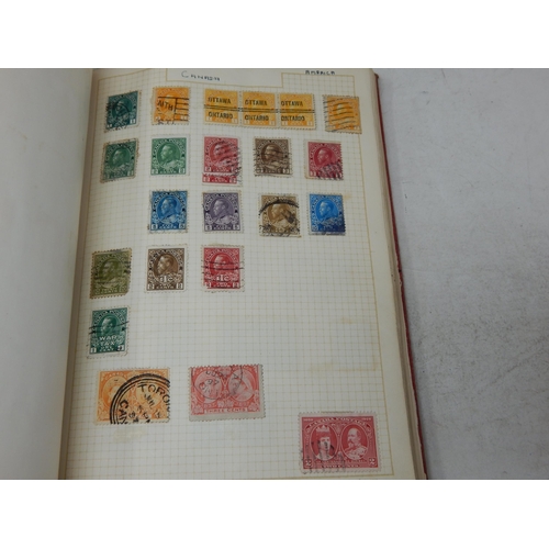 322 - Vintage album containing a good selection of GB QV 1d Reds, other QV inc 2s 6d; KEVII, KGV blocks wi... 