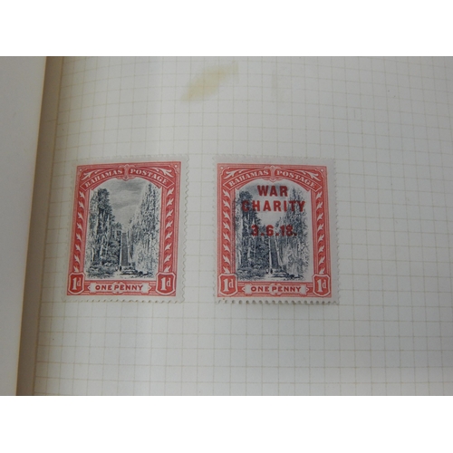 322 - Vintage album containing a good selection of GB QV 1d Reds, other QV inc 2s 6d; KEVII, KGV blocks wi... 