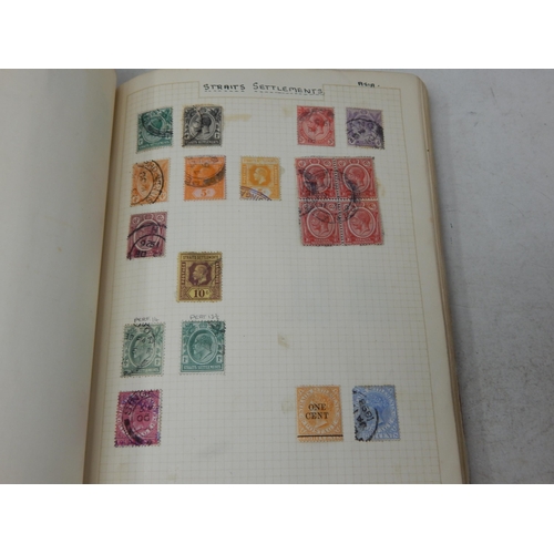 322 - Vintage album containing a good selection of GB QV 1d Reds, other QV inc 2s 6d; KEVII, KGV blocks wi... 