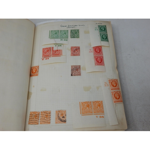 322 - Vintage album containing a good selection of GB QV 1d Reds, other QV inc 2s 6d; KEVII, KGV blocks wi... 