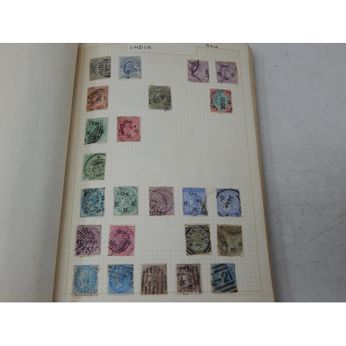 322 - Vintage album containing a good selection of GB QV 1d Reds, other QV inc 2s 6d; KEVII, KGV blocks wi... 