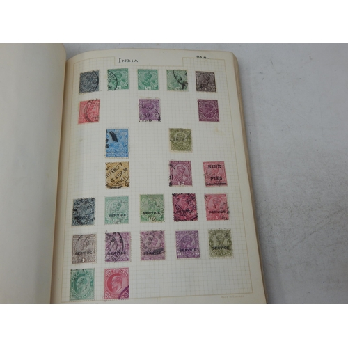 322 - Vintage album containing a good selection of GB QV 1d Reds, other QV inc 2s 6d; KEVII, KGV blocks wi... 