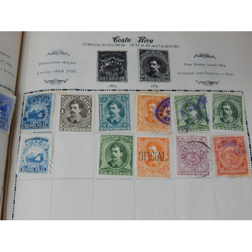 323 - Excelsior Stamp Album containing a large collection of GB Stamps from QV 1d Reds to KGV; and a large... 