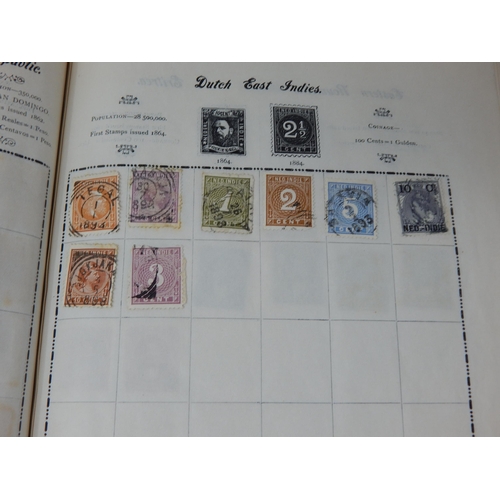 323 - Excelsior Stamp Album containing a large collection of GB Stamps from QV 1d Reds to KGV; and a large... 