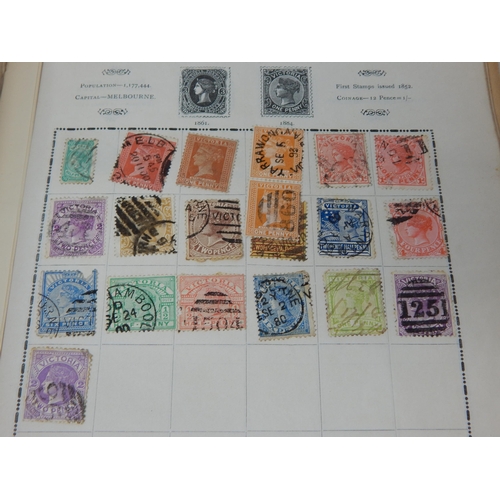 323 - Excelsior Stamp Album containing a large collection of GB Stamps from QV 1d Reds to KGV; and a large... 