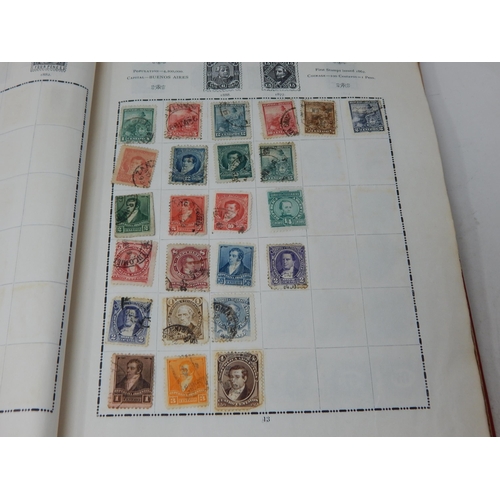 323 - Excelsior Stamp Album containing a large collection of GB Stamps from QV 1d Reds to KGV; and a large... 