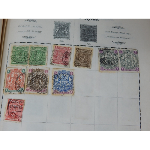 323 - Excelsior Stamp Album containing a large collection of GB Stamps from QV 1d Reds to KGV; and a large... 