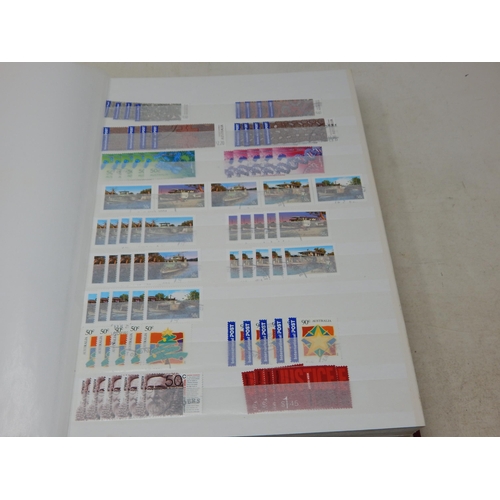 325 - Enormous collection of Australia stamps from 2003 onwards housed in red stock book