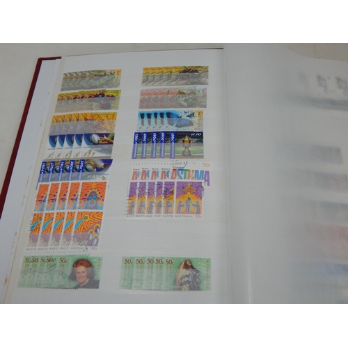 325 - Enormous collection of Australia stamps from 2003 onwards housed in red stock book